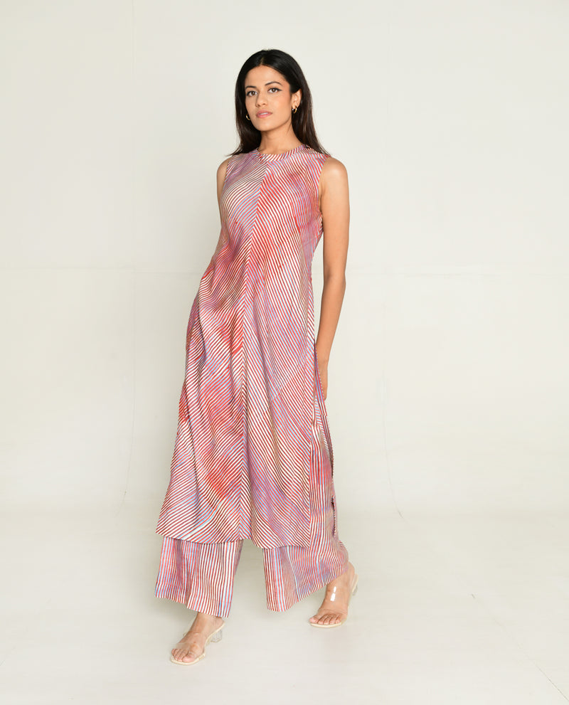 Rias Jaipur Plosky Cloud High Slit Kurta