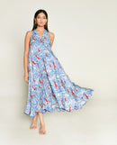 Rias Jaipur Ponzo Halter Neck Maxi