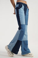 DenZ STITCHED STORY Women Blue Bottom Wear