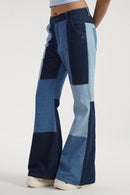 DenZ STITCHED STORY Women Blue Bottom Wear