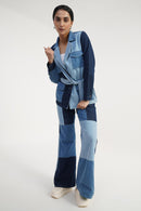 DenZ STITCHED STORY Women Blue Bottom Wear