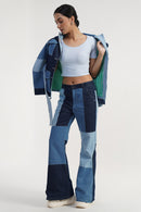 DenZ STITCHED STORY Women Blue Bottom Wear