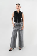 DenZ Grey Gleam Women Grey Bottom Wear