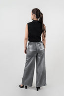 DenZ Grey Gleam Women Grey Bottom Wear
