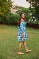 The Conscious Closet Casper Blue Strangest Sea Long Dress