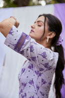 The Conscious Closet Cold Purple Dispersed Capsule Playsuit