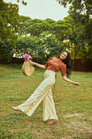 The Conscious Closet Pavlova Nutmeg Breezy Women Trousers