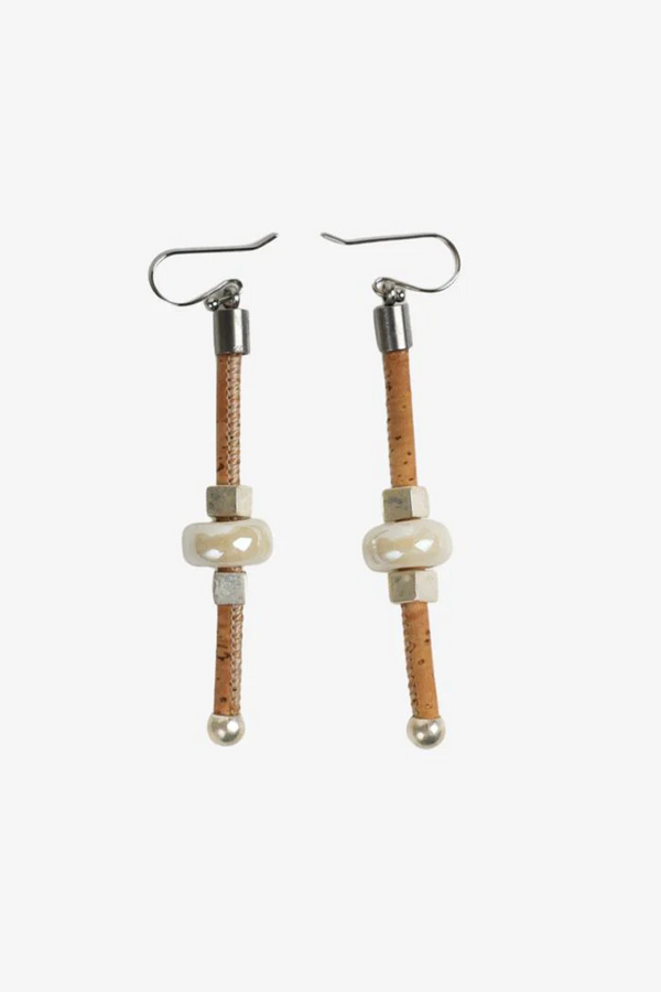 Foret Ceramic Lineage Cork Earring