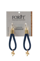 Foret Coconut Palm Tree Earring In Cork