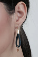 Foret Coconut Palm Tree Earring In Cork