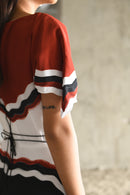 East 14  Cupro Crepe Women Groove Dress