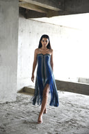 East 14  Cupro Crepe Women Savona Fringe Dress