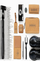 Vegan Leather The Basil Holiday Travel Set - Tan