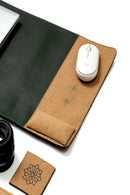 Vegan Leather Desk Set - Basil