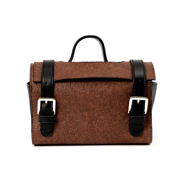 Green Hermitage Utility Kit Corporate Gift Plant Leather | 2 Buckles and a Handle (Madder Red and Black)