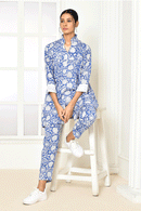 Expressions By UV Edelina Handprinted Cotton Co-ord Set Women