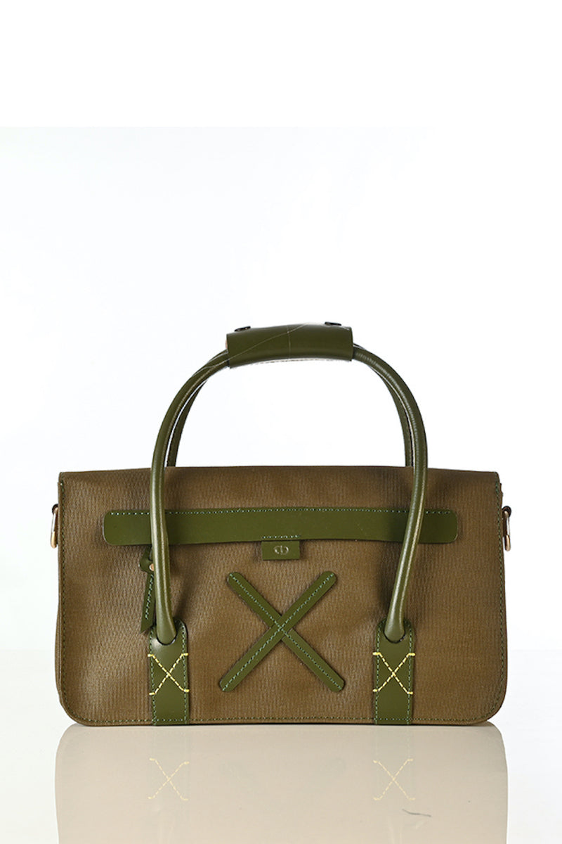 Studio Kassa Forest Criss Cross Hand Bag 2