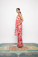 Anushé Pirani Handwoven Cotton Ikat Women's Pink Pants