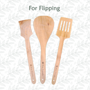 Almitra Sustainables Neem Wood Kitchen Ladle Set ( Set of 7 )