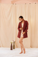 The Conscious Closet Congo Brown By The Mellow Women Blazer