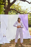 The Conscious Closet Cold Purple Dispersed Capsule Co-ords