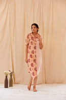 The Conscious Closet Rose Shell Eucalyptus Meadow Dress