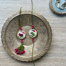 The Good Route Lovebird Rakhi & Lumba Set