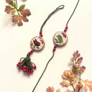 The Good Route Lovebird Rakhi & Lumba Set