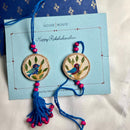 The Good Route Bluebird Rakhi & Lumba set