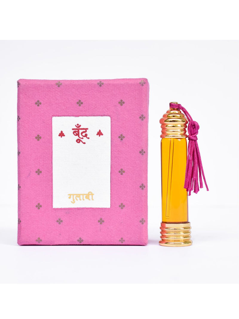 Boond Fragrances Pink गुलाबी | Gulabi Natural Perfume Oil (Indian Rose Attar)