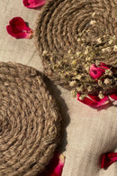 Hand Knitted Coasters ~ Pure Himalayan Wool - Set of 4