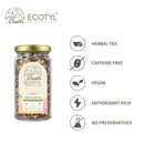 Ecotyl Hibiscus Lush Tea | Rich in Antioxidants | Herbal Tea | 60g