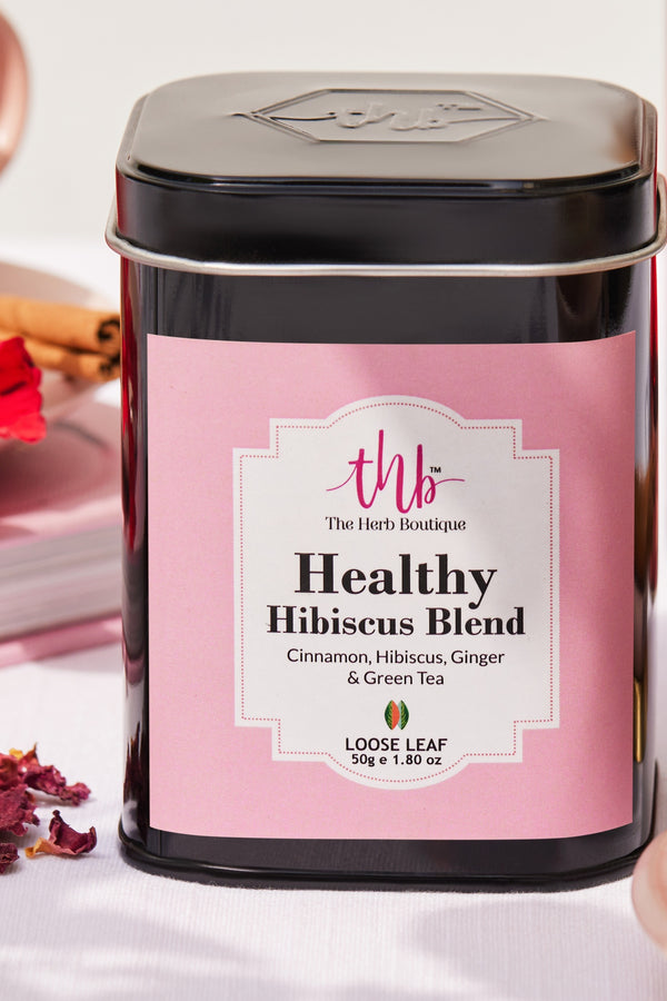 The Herb Boutique Healthy Hibiscus Floral Blend Green Tea