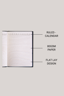 Hōō Living - Bordeaux Cover Softback Notebook Made from Upcycled Sanitary Pads