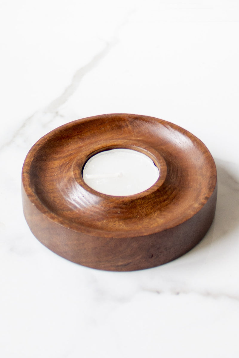 Byora Brown Concentric Tealight Candle