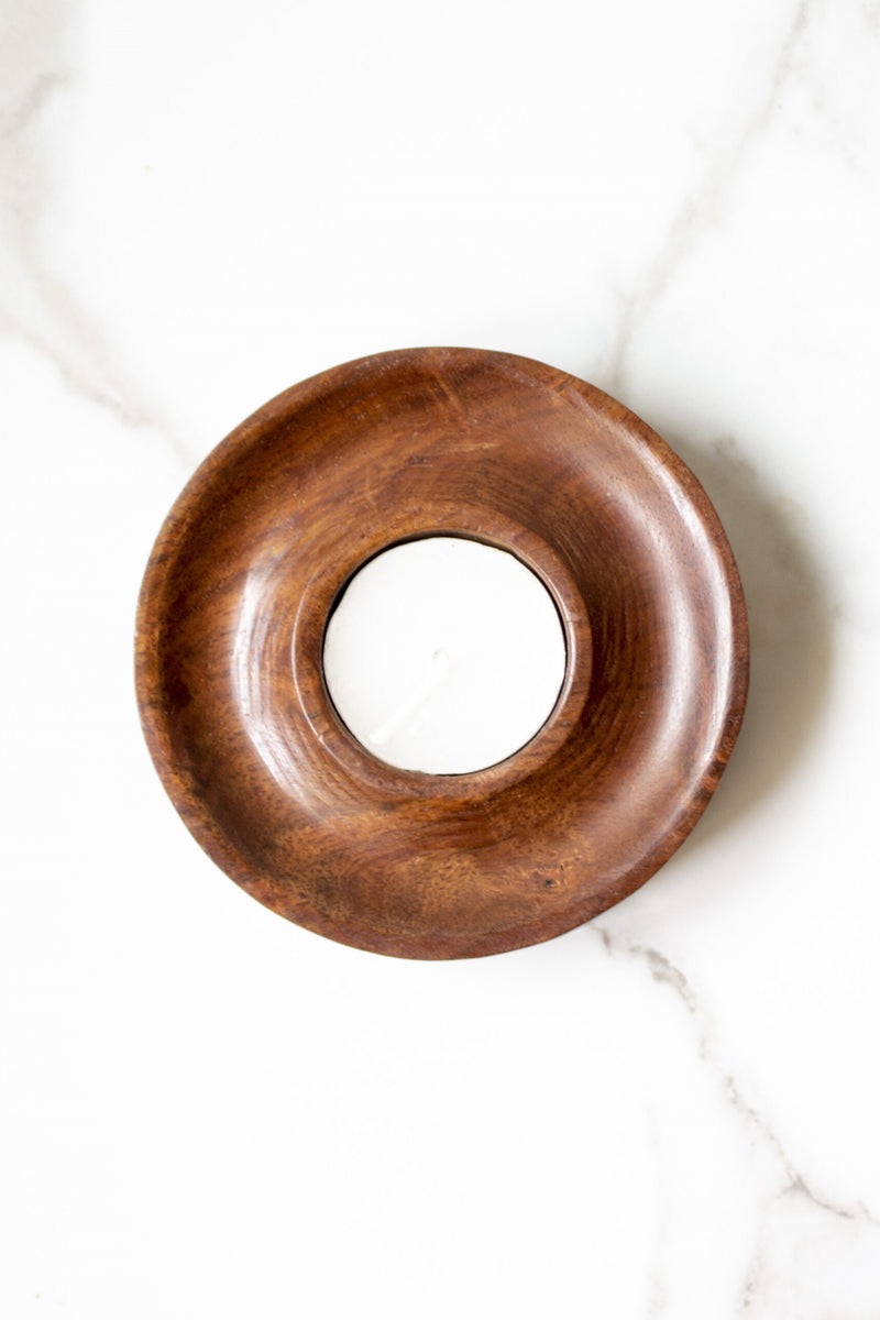 Byora Brown Concentric Tealight Candle