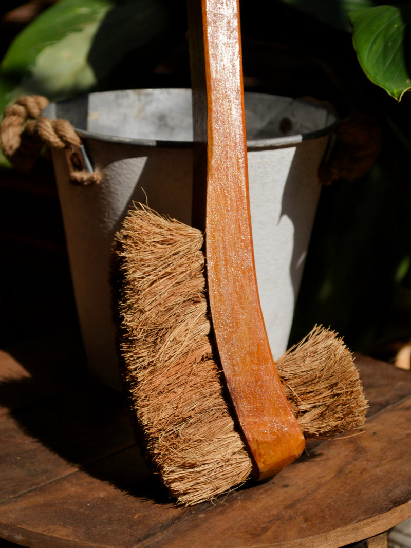 Almitra Sustainables Coconut Coir Double Hockey Toilet Brush