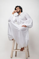 Sepia Stories Paes Cotton Bottom in White