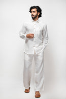 Sepia Stories Semeo Cotton Shirt in Off-White