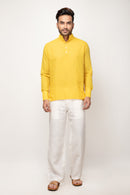 Sepia Stories Vanz Cotton Kurta in Yellow