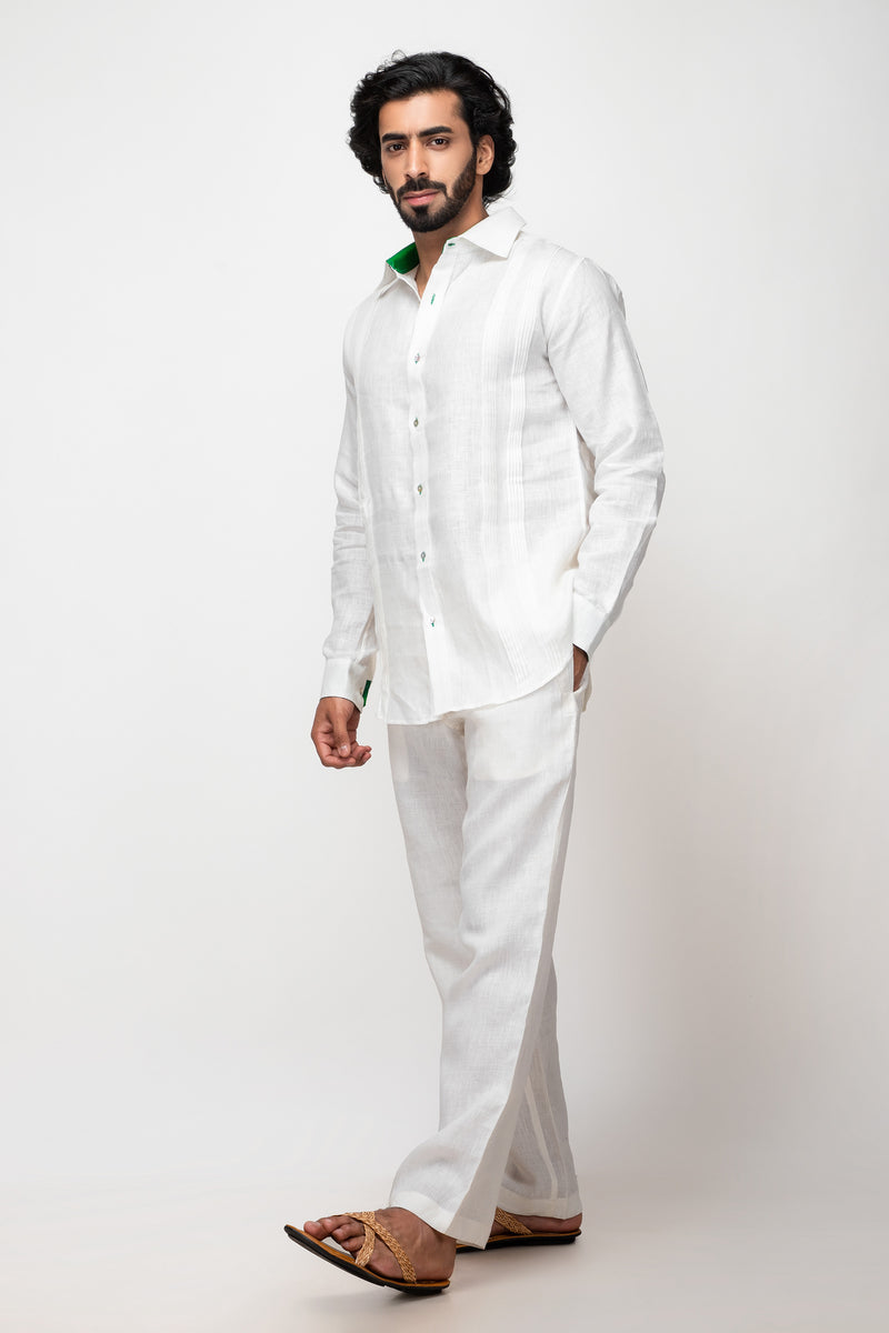 Sepia Stories Amoras Cotton Shirt in White
