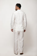 Sepia Stories Amorad Linen Kurta in White