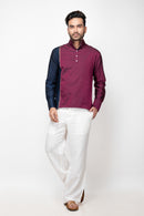 Sepia Stories Vanz Cotton Kurta in Magenta