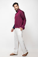 Sepia Stories Vanz Cotton Kurta in Magenta