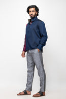 Sepia Stories Vanz Cotton Kurta in Navy