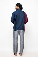 Sepia Stories Vanz Cotton Kurta in Navy