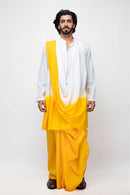 Sepia Stories Slico Cotton Kurta in White
