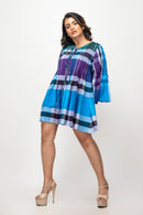 Sepia Stories Vitara Cotton Dress in Blue