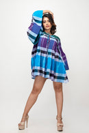 Sepia Stories Vitara Cotton Dress in Blue