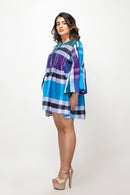 Sepia Stories Vitara Cotton Dress in Blue